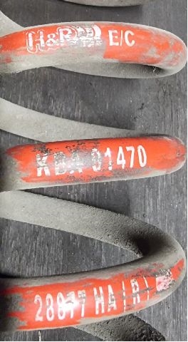 Fjær bak spiralfjær til BMW 3-Serie 2012-2018 (F30/F31/F34) (F30/F31/F34) (BMW|KBA 01470|H&R E/C|28877 HA (R))