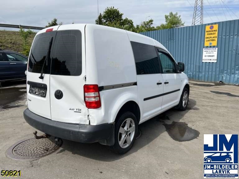 VW Caddy 2010-2015 (Type III, Fase 2) delebil , Motorkode: CFHF, Girkassekode: 