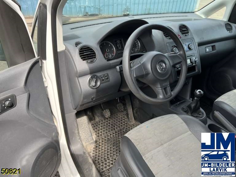 VW Caddy 2010-2015 (Type III, Fase 2) delebil , Motorkode: CFHF, Girkassekode: 