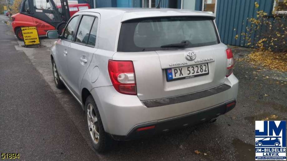 Toyota Urban Cruiser 2009-2014 delebil , Motorkode: 1ND-TV, Girkassekode: 