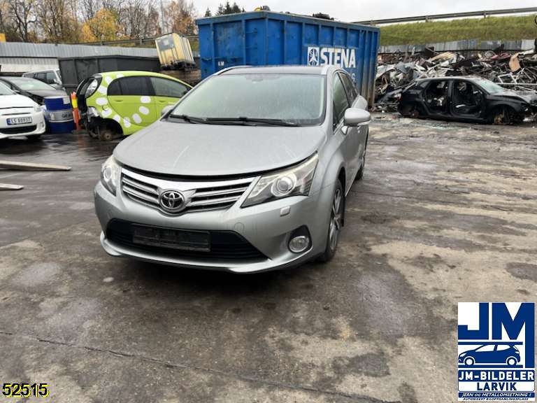 Toyota Avensis 2009-2015 (Type III, Fase 1) delebil , Motorkode: 2ZR-FAE, Girkassekode: