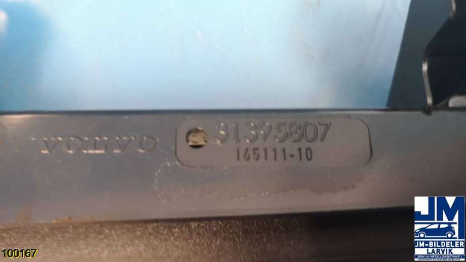 Baklykt bremselys bakrute til Volvo V70 2014-2016 (Type III, Fase 2)  (VOLVO|31395807||16511110)