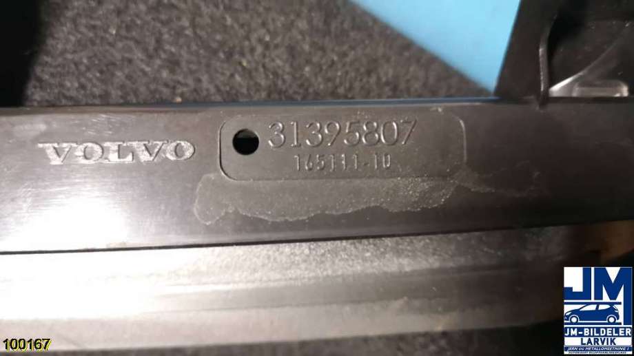 Baklykt bremselys bakrute til Volvo V70 2014-2016 (Type III, Fase 2)  (VOLVO|31395807||16511110)