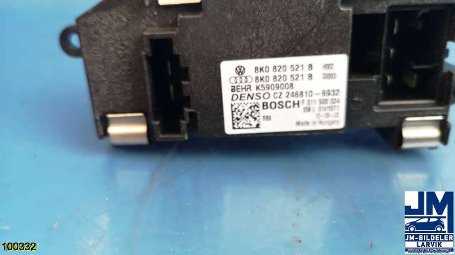 Varmeapparat motstand til Audi A4 2007-2014 (Type IV) (B8) (B8) (AUDI||K5909008)