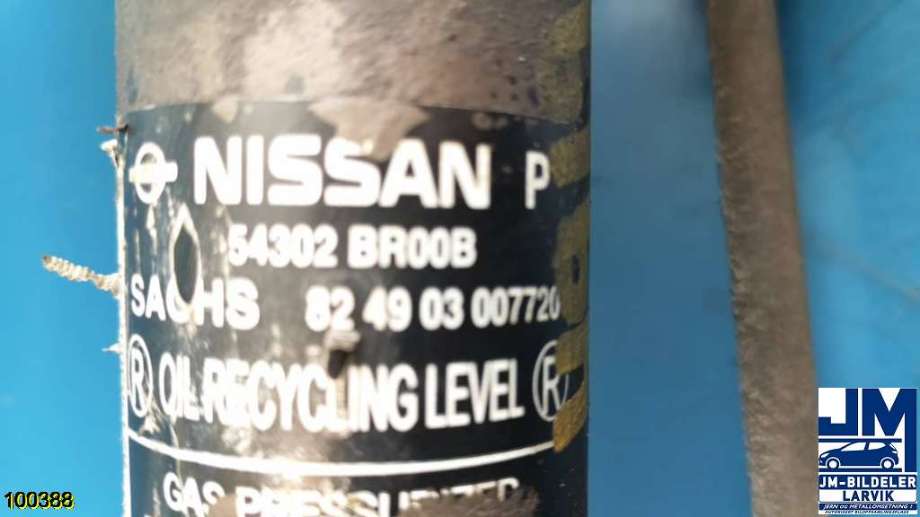 Fjærbein høyre foran til Nissan Qashqai 2010-2014 (Type I, Fase 2)  (NISSAN||824903007720)