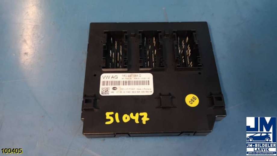 Styreenhet comfort (BCM) til Škoda Octavia 2009-2013 (Type II, Fase 2)  (SKODA|1K0937084D|)