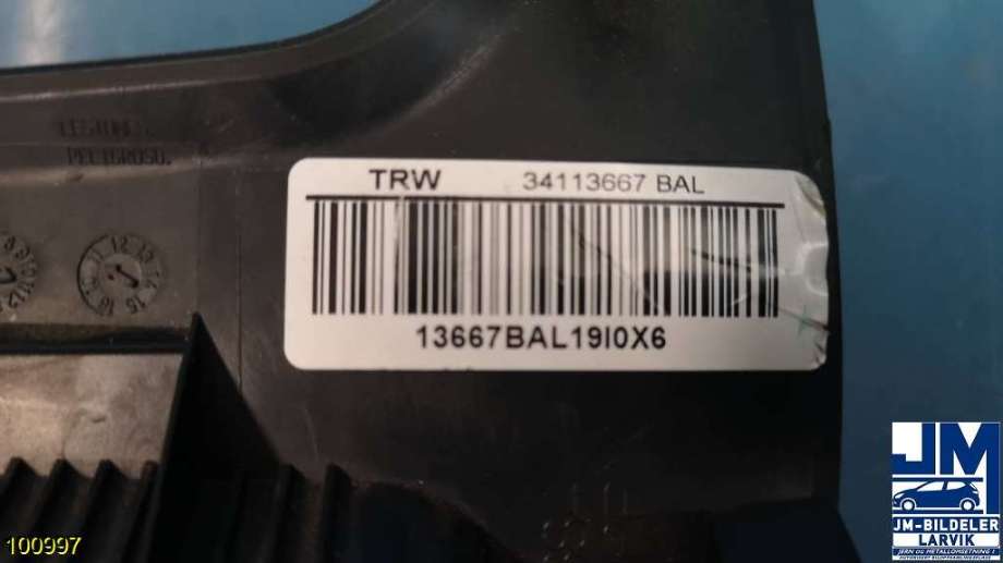 Airbag kne til Ford Fiesta 2008-2012 (Type VI, Fase 1) (FORD|8A61A045J76BE38C5|)