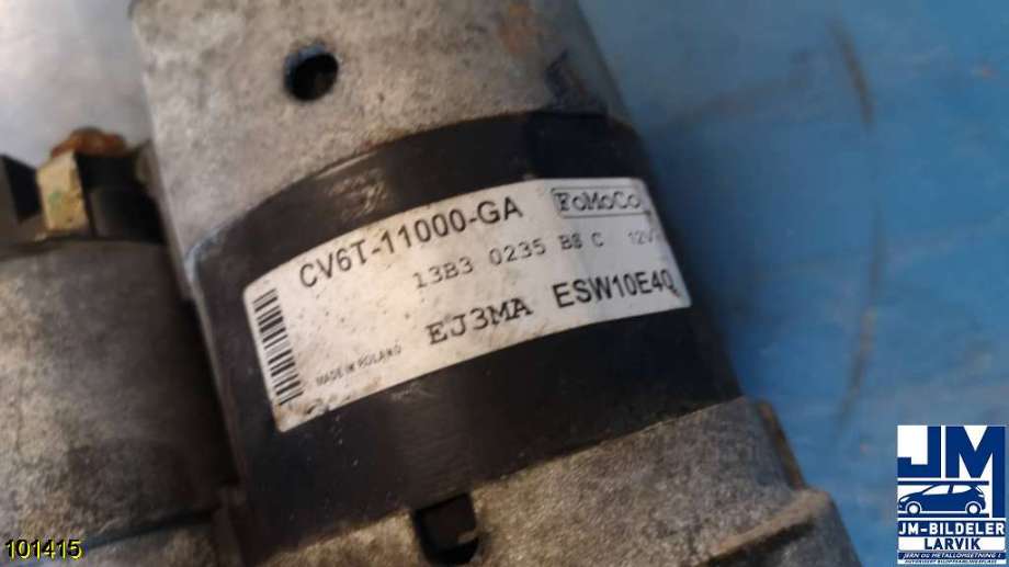 Starter til Ford Focus 2011-2014 (Type III, Fase 1)  (FORD|CV6T-11000-GA|CV6T1000GA|)