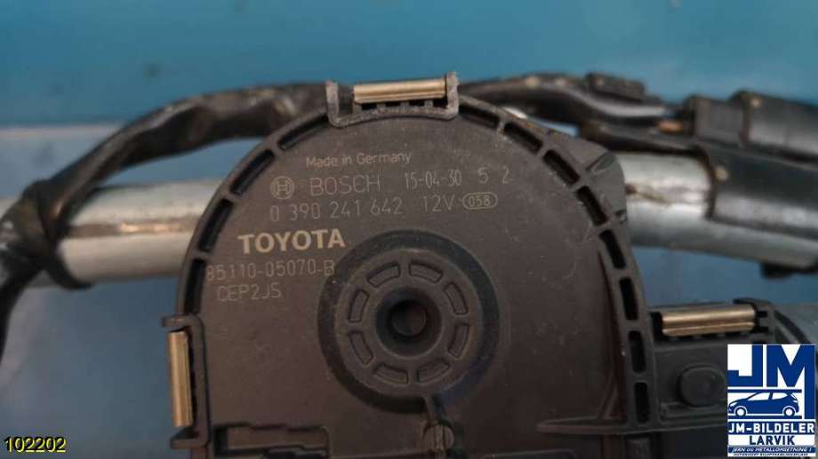 Viskermotor frontrute til Toyota Avensis 2015-2019 (Type III, Fase 2)  (TOYOTA|0390241642||85110-05070-B)