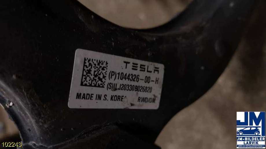 Fjærbein høyre foran til Tesla Model 3 2018-2023 (Fase 1)  (TESLA||1044369-00-G)