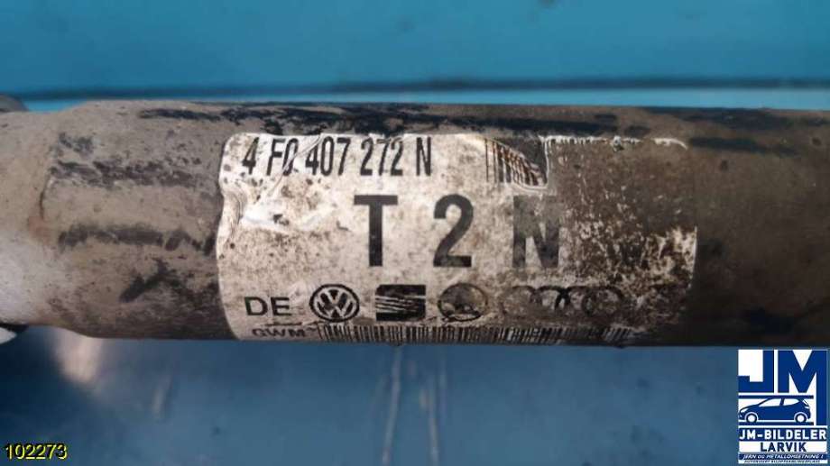 Drivaksel høyre foran til Audi A6 2008-2011 (Type III, Fase 2) (C6) (C6) (AUDI|4F0 407 452 CX||4F0407272N)