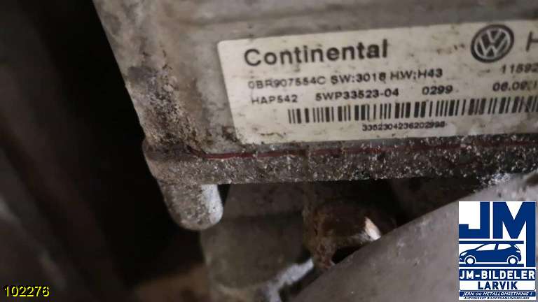 Styreenhet haldex/kardang til Škoda Octavia 2009-2013 (Type II, Fase 2) (SKODA|0BR 907 554 C||5WP 332304)