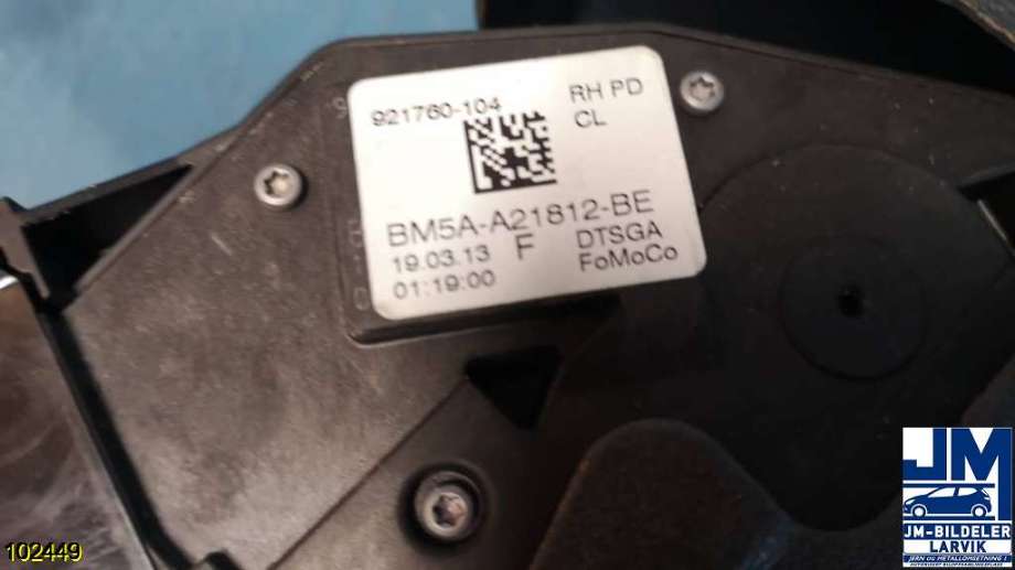 Låsekasse høyre til Ford Focus 2011-2014 (Type III, Fase 1)  (FORD||BM51-A219A64-EH)
