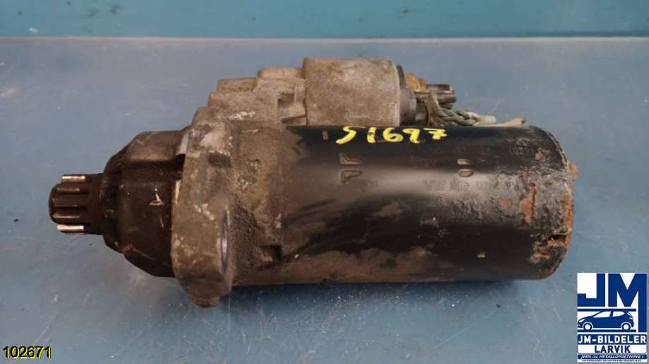 Starter diesel til VW Caddy, 2010-2015 (Type III, Fase 2) (VOLKSWAGEN|02M 911 024)