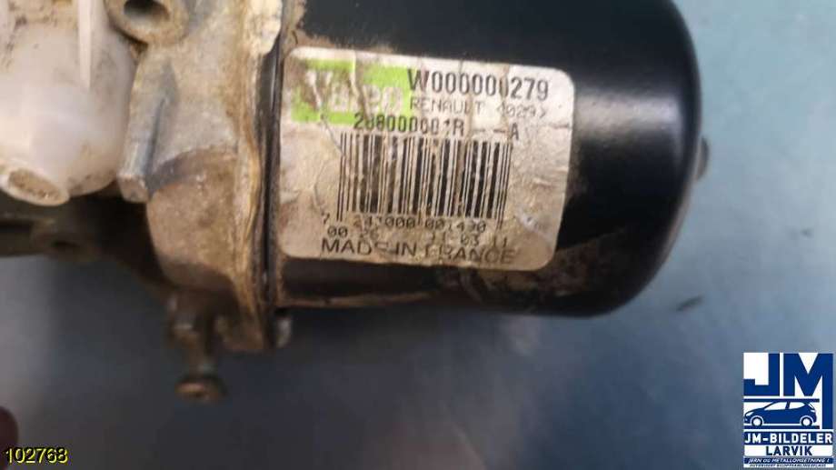 Viskermotor frontrute til Renault Megane 2009-2016 Type III  (RENAULT|288100941R|)