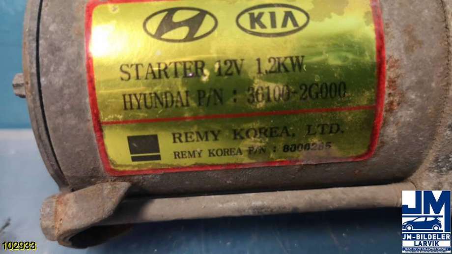 Starter til Hyundai Ix35 2010-2015 (HYUNDAI||36100-2G000)