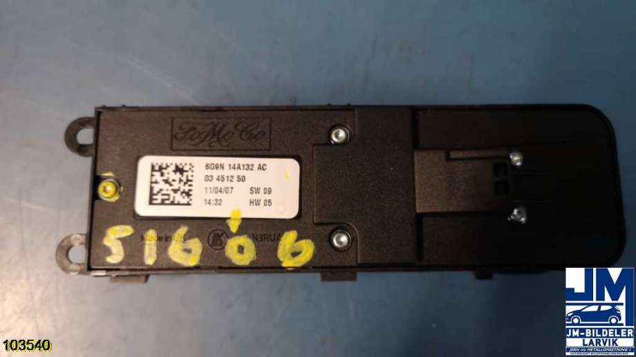Bryter ruteheis til Land Rover Freelander 2007-2014 (Type II)  (LAND-ROVER|6G9N14A132AC|LR003584/14529A|03451250)