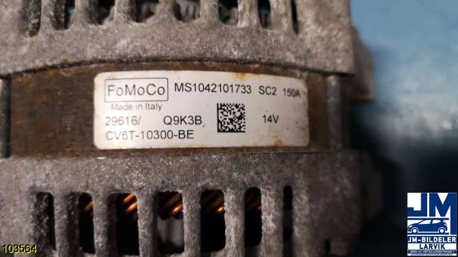 Dynamo til Ford Fiesta 2013-2017 (Type VI, Fase 2) (FORD||MS1042101733)