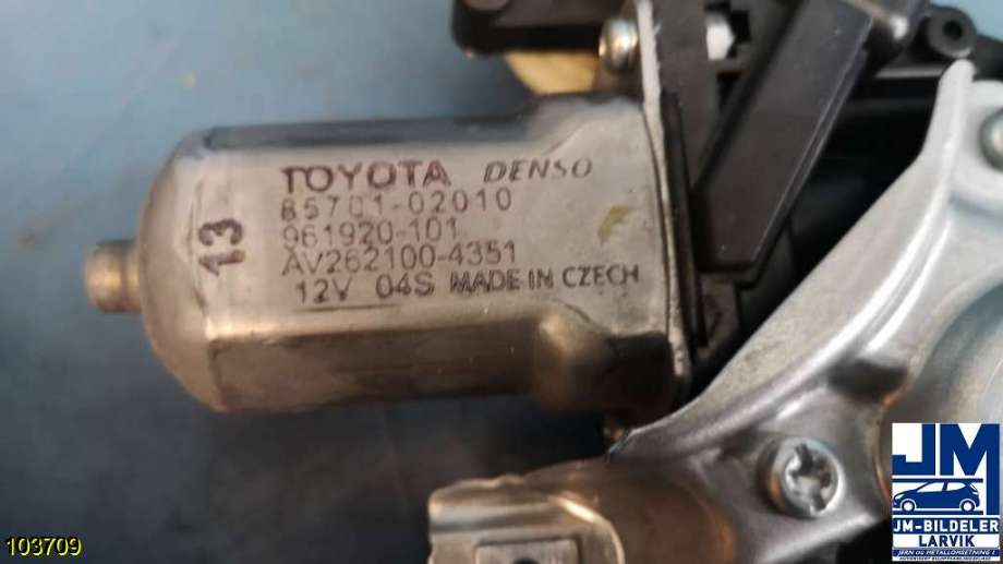 Ruteheis venstre til Toyota Avensis 2015-2019 (Type III, Fase 2)  (TOYOTA||85701-02010)