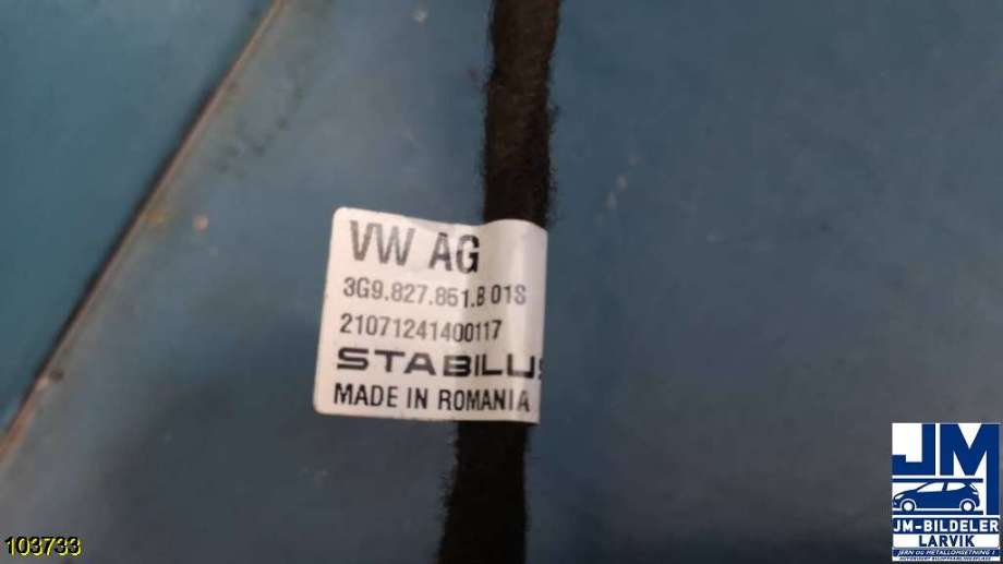 Baklukeåpner motor til VW Passat 2015-2019 (Fase 1) (B8) (B8) (VOLKSWAGEN||3G9.827.861.B)