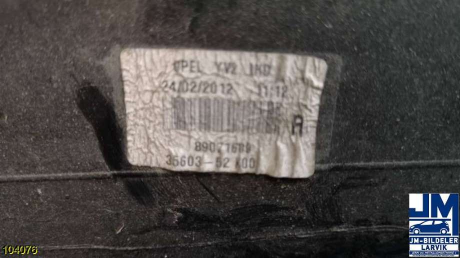 Baklykt høyre til Opel Agila 2008-2013  (OPEL|)