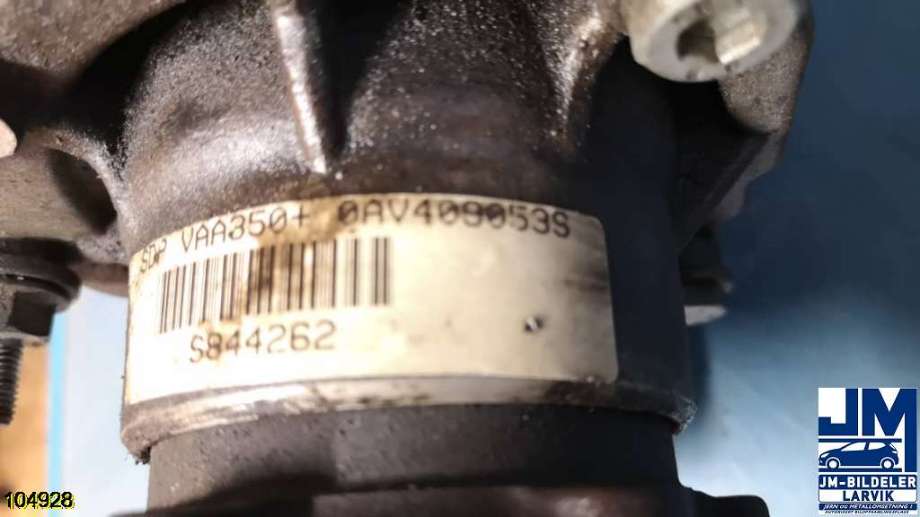 Girkasse 4WD fordelingskasse til Škoda Octavia 2009-2013 (Type II, Fase 2)  (SKODA|0AV 409 053 AE||0AV409053S)