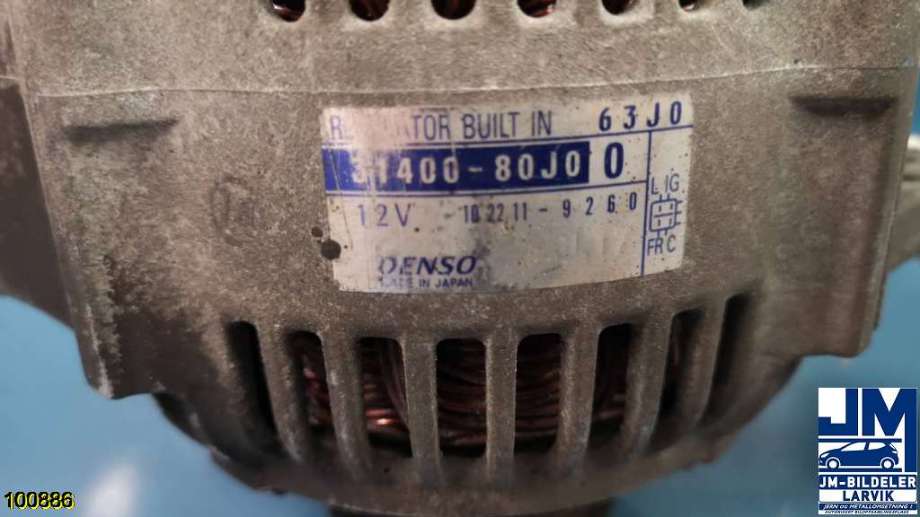 Dynamo til Suzuki SX4 2009-2013 (Type I, Fase 2)  (SUZUKI||1022119260|31400-80J00)
