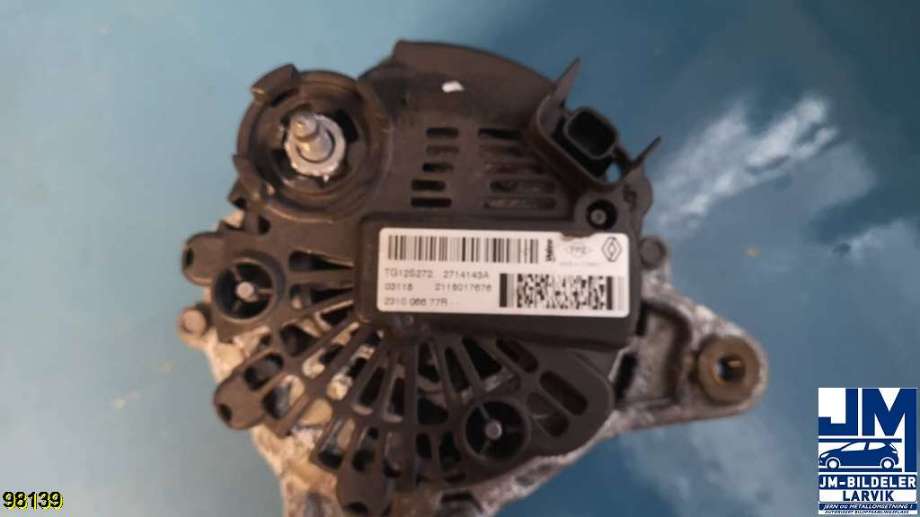 Dynamo til Renault Captur, 2013-2020 (Type I)  (RENAULT|TG12S272)