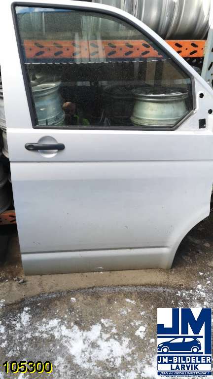 Dør høyre 2dørs til VW Transporter / Caravelle 2009-2015 (Fase 2) (T5) (T5) (VOLKSWAGEN||7LA 831 056 B)