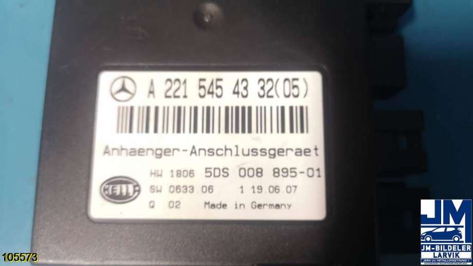 Diverse deler til Mercedes C-Klasse 2007-2011 (Fase 1) (W204) (W204) (MERCEDES||A 221 545 43 32)