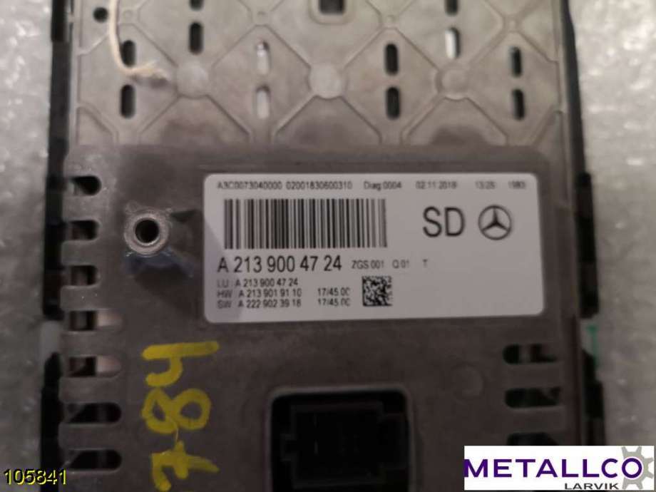 Bilstereo til Mercedes E-Klasse 2016-2023 (W213) (W213) (MERCEDES|A 213 900 47 24||A2139004724)