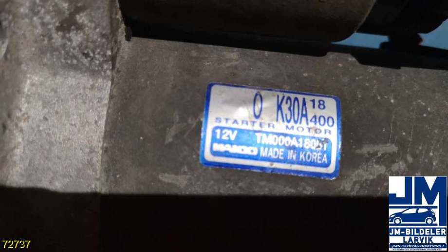 Starter til Kia Rio 2001-2005 (Type I) (KIA||TM000A18001|OK30A)