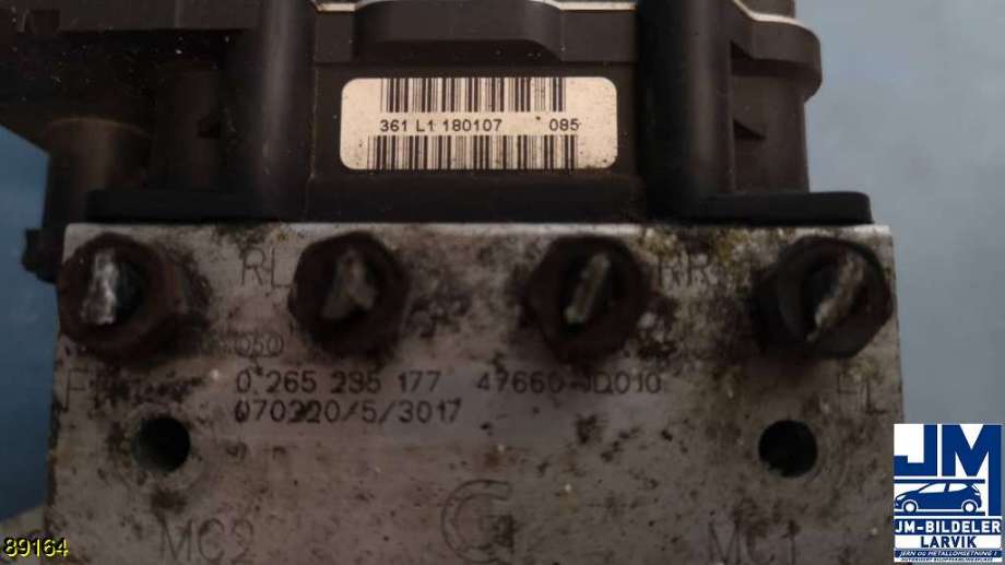 ABS sentral til Nissan Qashqai 2007-2010 (Type I, Fase 1) (NISSAN||0265235177)