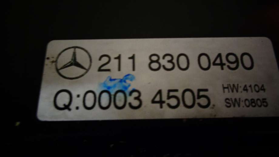 Varmeapparat betjening til Mercedes E-Klasse 2006-2009 (Fase 2) (W211) (W211) (MERCEDES|2118300490|)