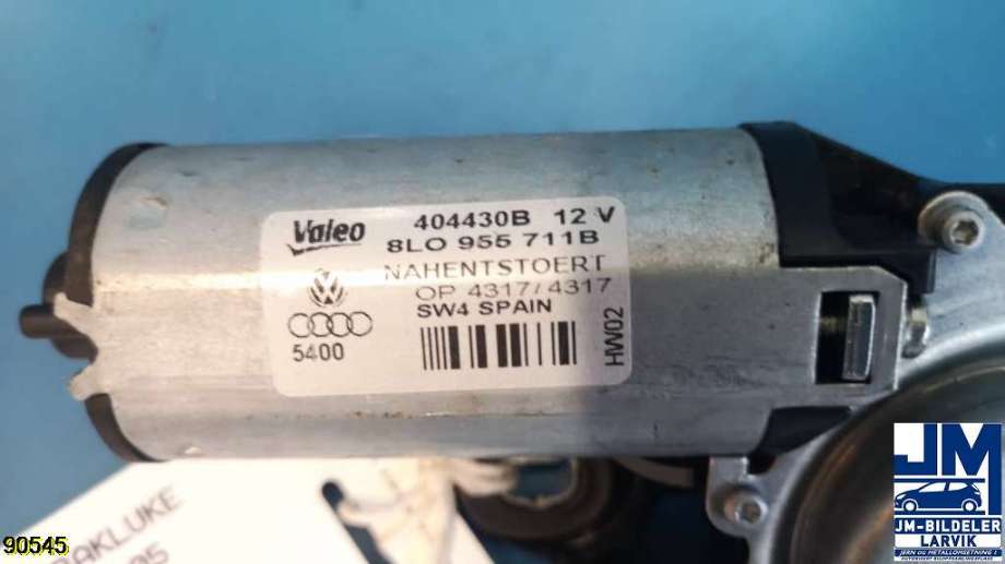 Viskermotor bakrute til VW Passat 2001-2005 (B5,3BG) (B5,3BG) (VOLKSWAGEN|404430B|)