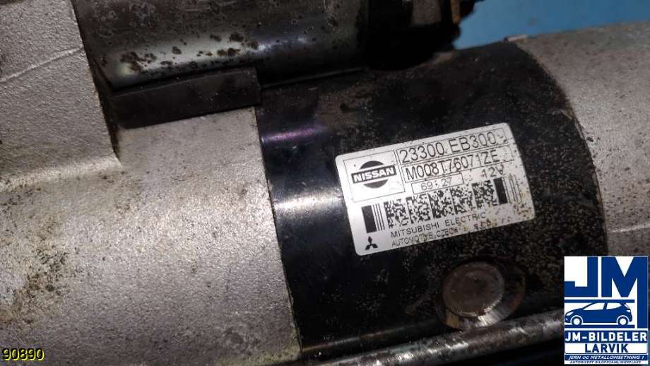 Starter diesel til Nissan Navara 2005-2010 (Fase 1) (D40) (D40) (NISSAN|23300EB30A|23300EB300|)