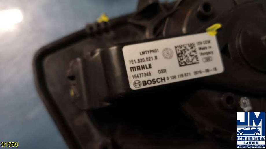 Varmeapparat motor til VW Transporter / Caravelle 2015-2019 (T6) (T6) (VOLKSWAGEN|7E1820021B|)