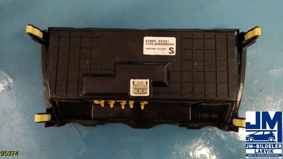 Varmeapparat betjening til Toyota Auris 2010-2012 (Type I, Fase 2)  (TOYOTA|55900-02321|)