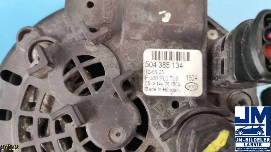 Dynamo til Iveco Daily 2011-2014 (Type V)  (IVECO||F 000 BLO 705)