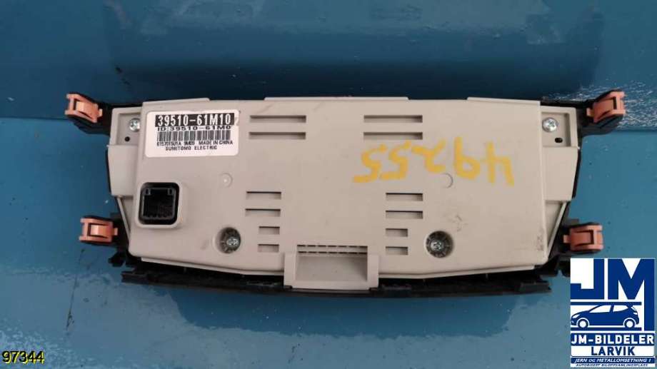 Varmeapparat betjening til Suzuki SX4 S-CROSS 2013-->> (Type II)  (SUZUKI SX4||39510-61M10)