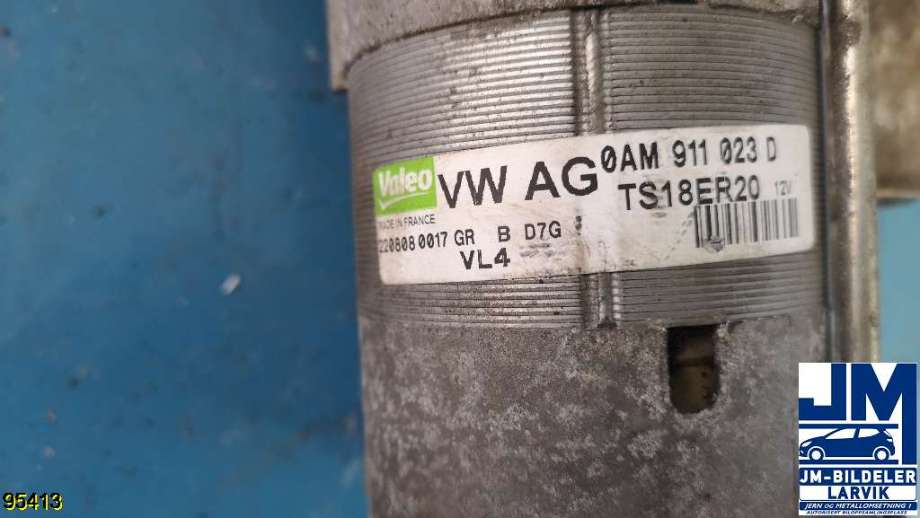 Starter diesel til VW Touran 2007-2010 (Type I, Fase 2)  (VOLKSWAGEN||0AM 911 023 D)