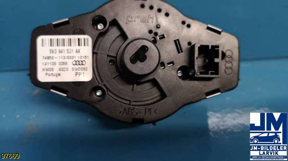 Bryter lys til Audi Q5 2008-2012 (Type I, Fase 1)  (AUDI|8K0 941 531 AK|8K0 941 531 AR|)