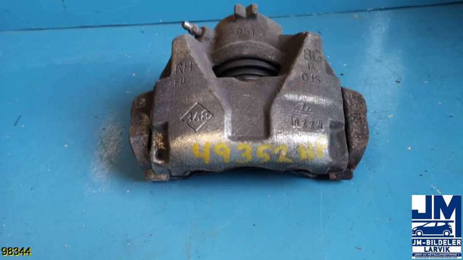 Bremsecaliper høyre foran til Renault Captur, 2013-2020 (Type I)  (RENAULT|)