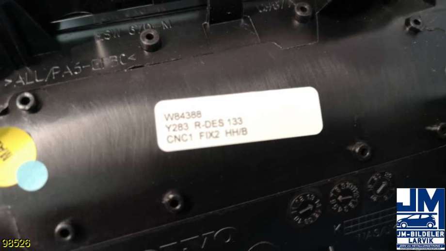 Varmeapparat betjening til Volvo V60/V60 CC 2013-2018 (Type I, Fase 2)  (VOLVO|)