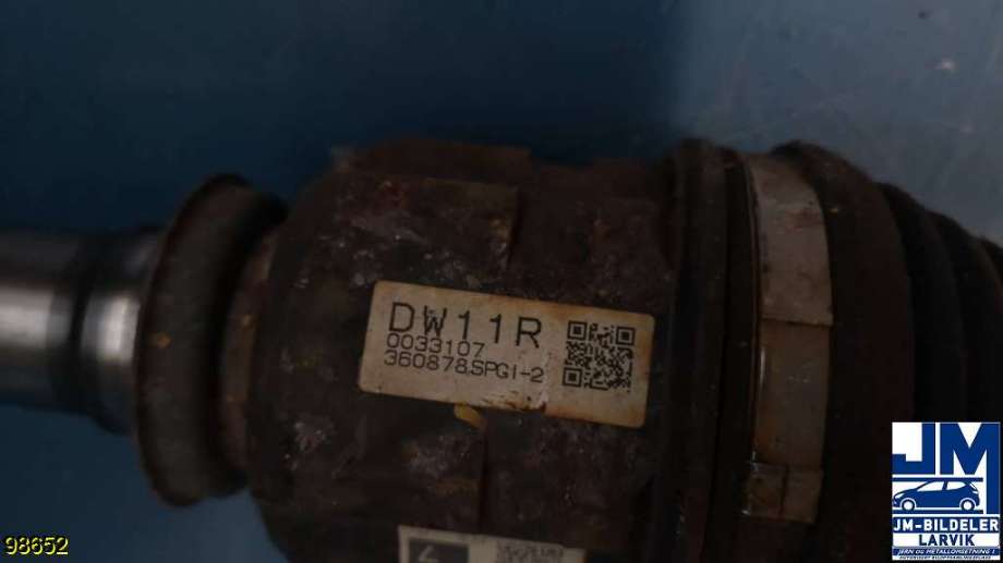 Drivaksel høyre foran, elbil til Toyota Prius 2009-2016 (Type III) (COMBI) (COMBI) (TOYOTA|)