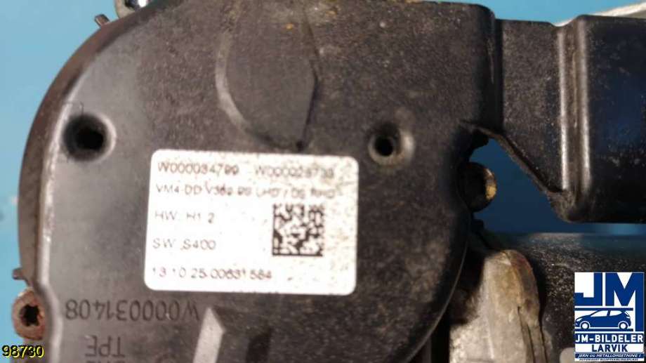 Viskermotor frontrute til Ford Transit Custom 2013-2023 (Type I)  (FORD|W00031408||BK21-17500-AD)