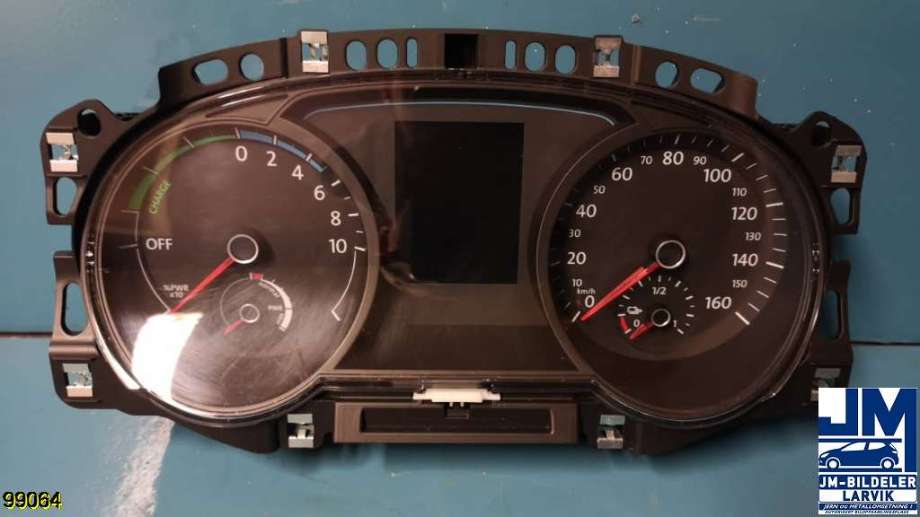 Instrumentpanel til VW e-Golf, 2014-2017 (Fase 1)  (VOLKSWAGEN|5GE920755A)