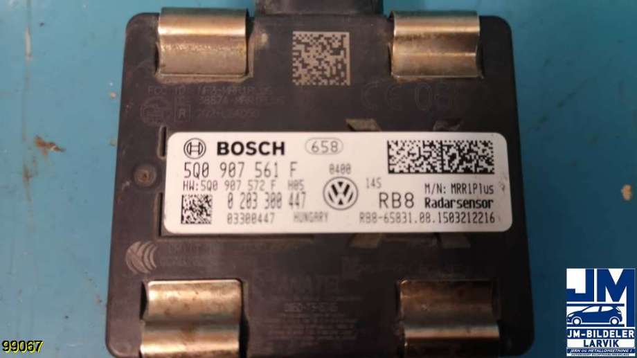 Sensor radar til VW e-Golf 2014-2017 (Fase 1)  (VOLKSWAGEN|5Q0 907 561 F|)