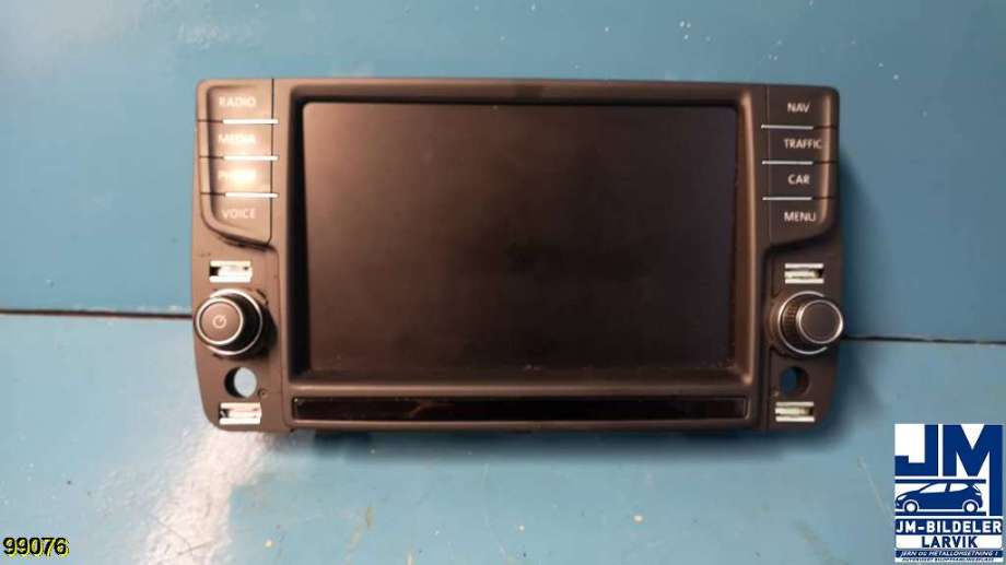 Bilstereo navigasjon til VW e-Golf, 2014-2017 (Fase 1)  (VOLKSWAGEN|5G0919606)