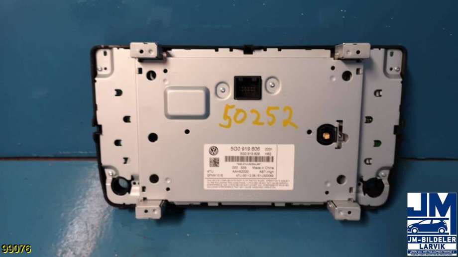 Bilstereo navigasjon til VW e-Golf 2014-2017 (Fase 1)  (VOLKSWAGEN|5G0919606|)